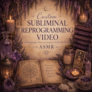 Vídeo personalizado de reprogramação subliminar | Autoconhecimento, Regulação do Sistema Nervoso, Acalmando a Mente (ASMR)