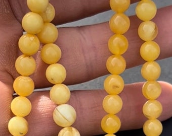 Antique Natural German Baltic Amber Prayer Beads, Antique Rosary, Tesbih