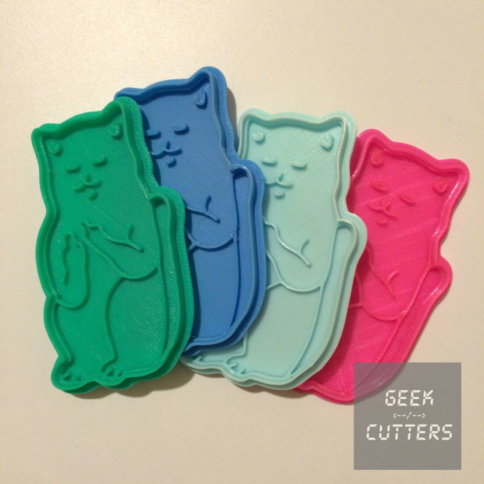 Cat Middle Finger Cat Flip Bird Cookie Cutter Dishwasher