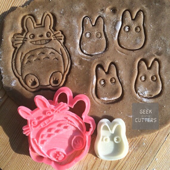 Totoro + Chibi Cookie Cutters Set - *Dishwasher safe option* - 3D Printed