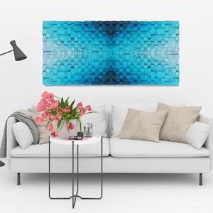 Large 3d wall art, wood wall art, wood wall decor, wood wall sculpture, rustic wooden mosaic, abstract wood art, wall hanging, wood wall art