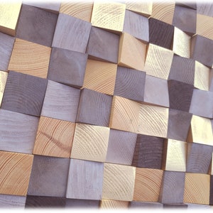 brown and gold abstract wall art modern wood wall mosaic Original wood wall art abstract wood wall decor for modern house