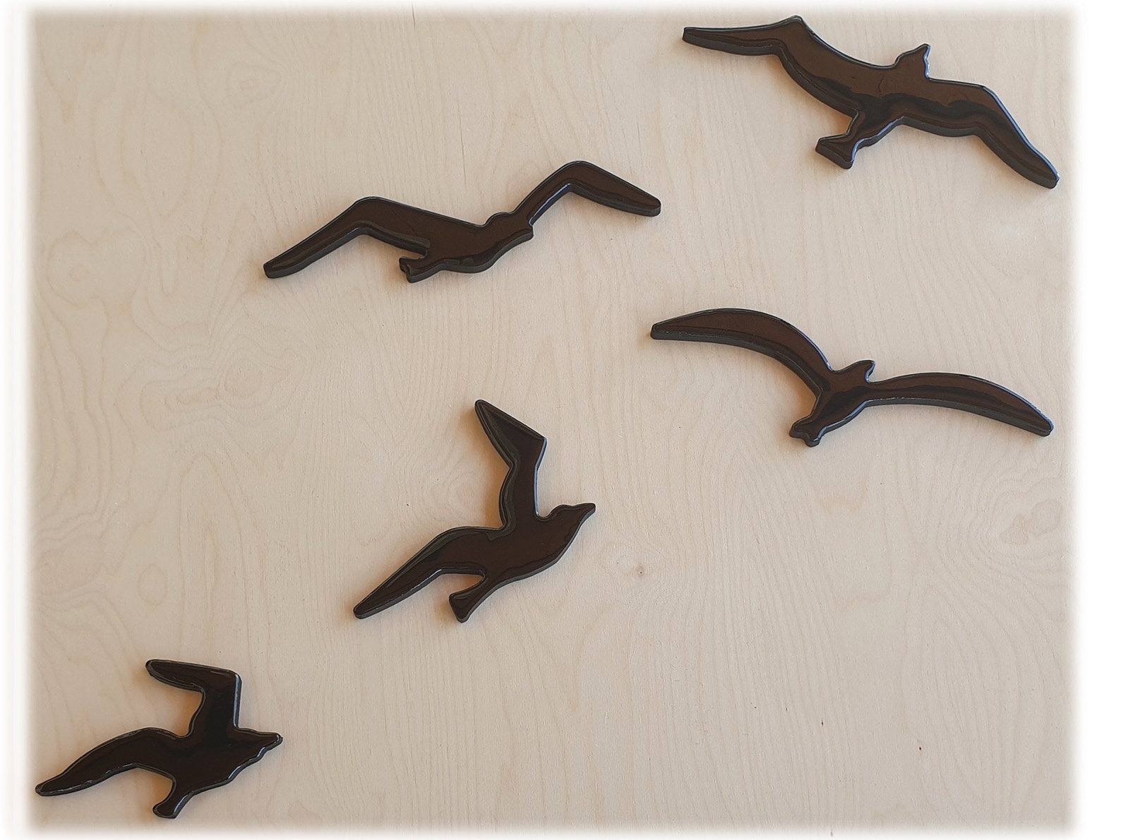 Birds Wood Wall Art for Modern Wall Decor Modern Wood Wall Etsy