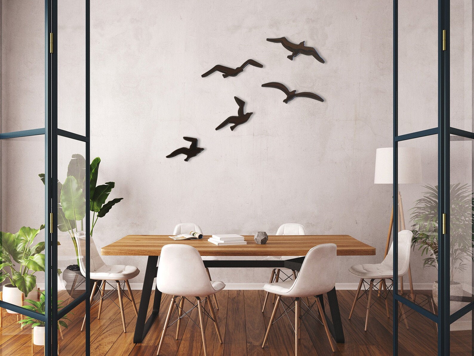 Birds Wood Wall Art for Modern Wall Decor Modern Wood Wall Etsy