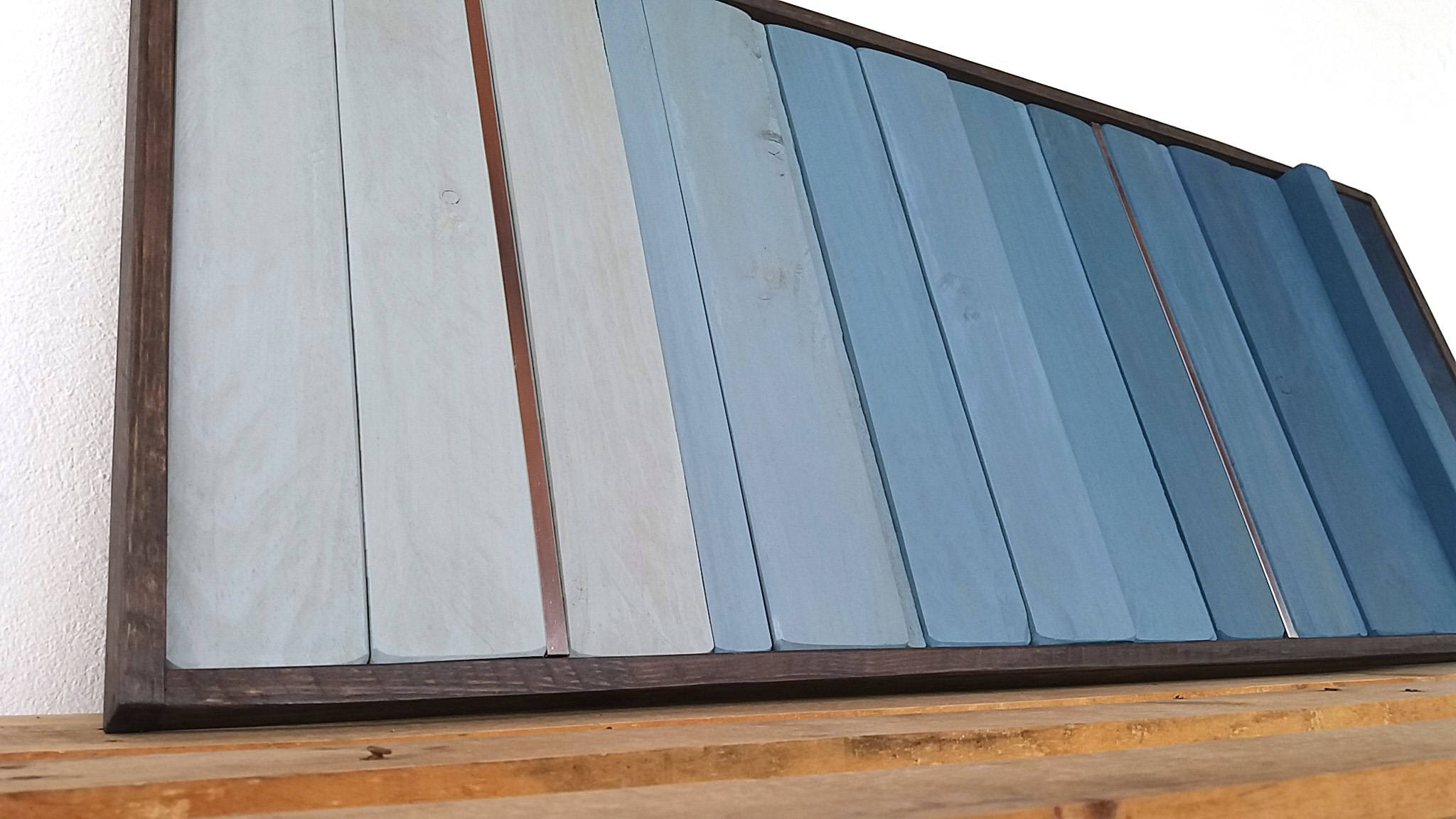 Arte de la pared de madera arte moderno de la madera la | Etsy