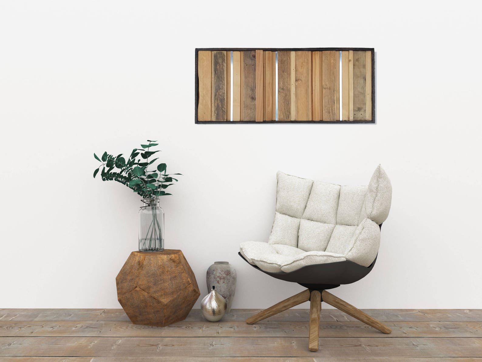 Reclaimed Wood Wall Art Frame Wood Wall Decor Rustic Home Etsy