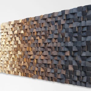 Wood wall art large size, wooden wall decor modern rustic piece, decorative wall art for the home, living room decor, wooden wall decor