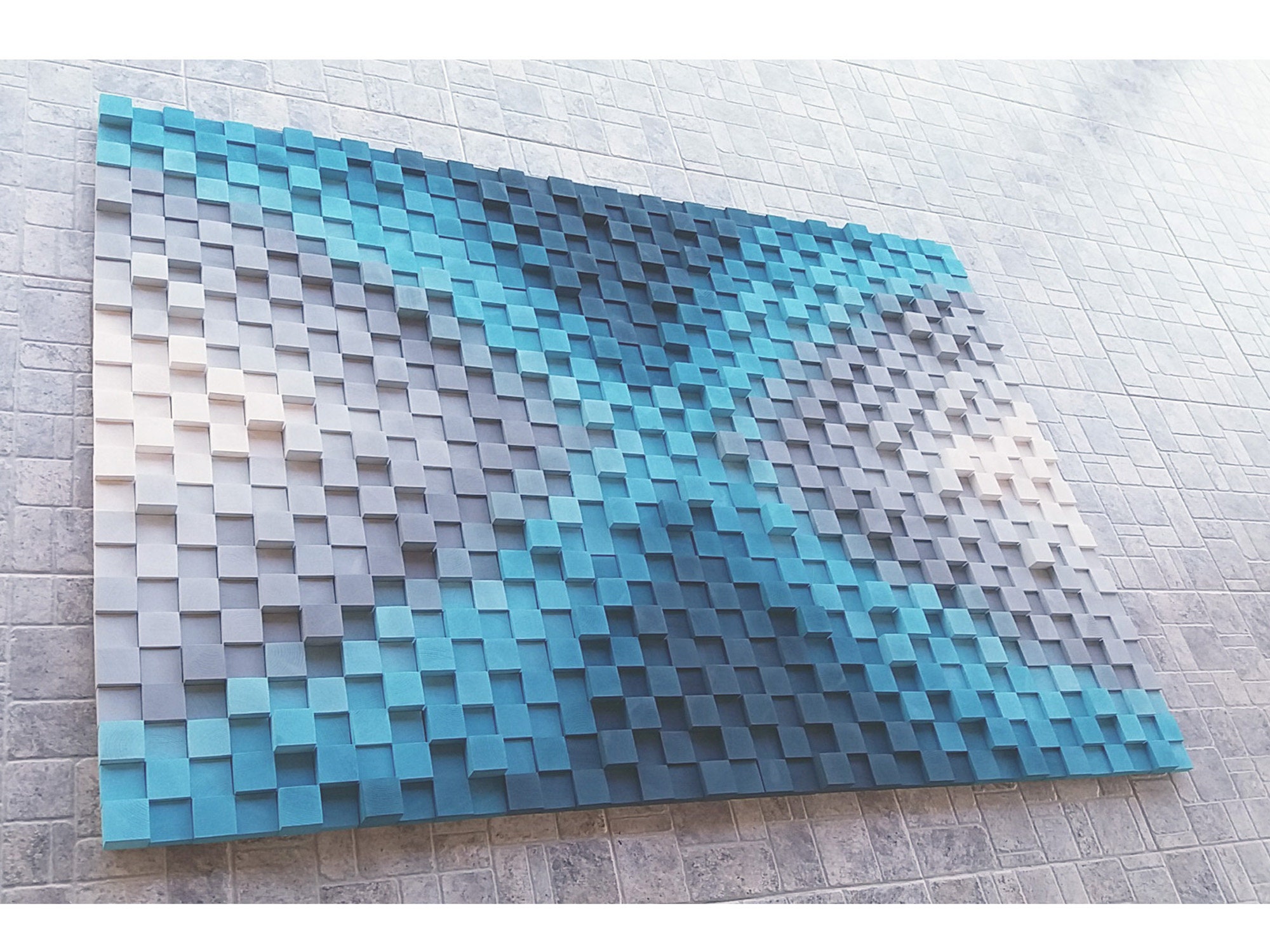 Large Wall Sculpture Large Wood Art Wall Hanging in Shades of Etsy