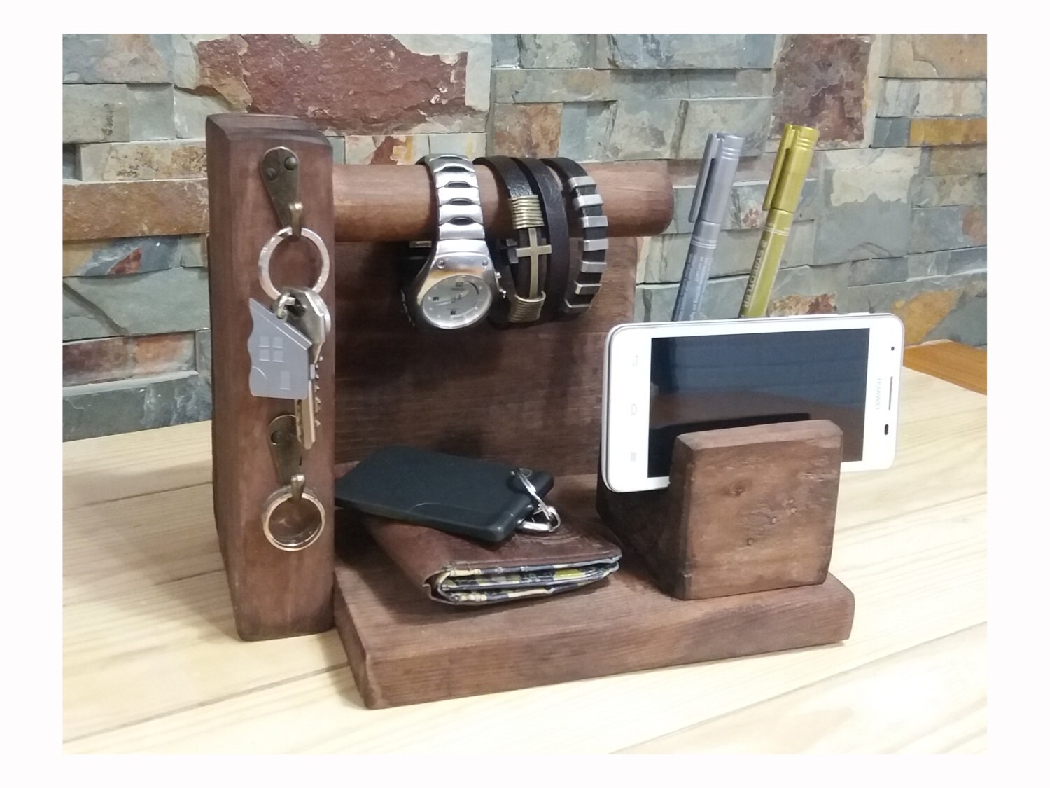 desk organizer docking station