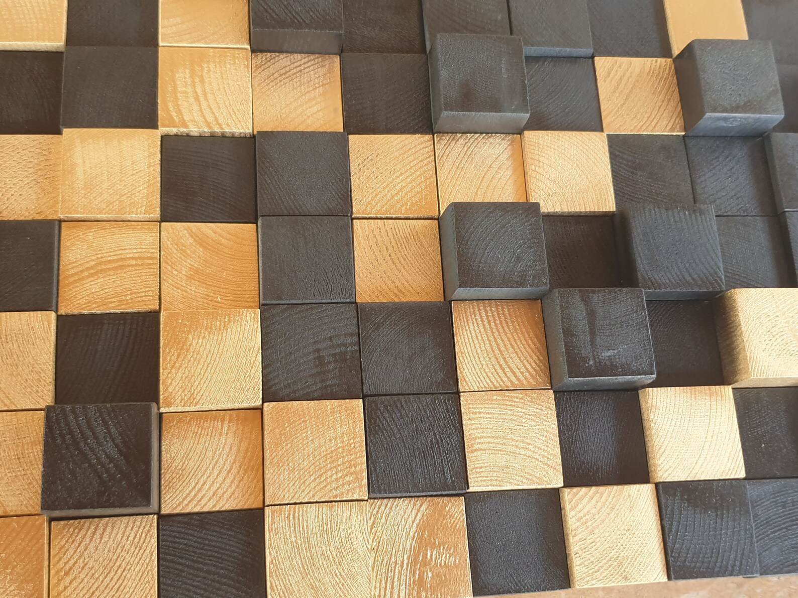 Black and Gold Wood Wall Art Wood Wall Decor for Modern Etsy