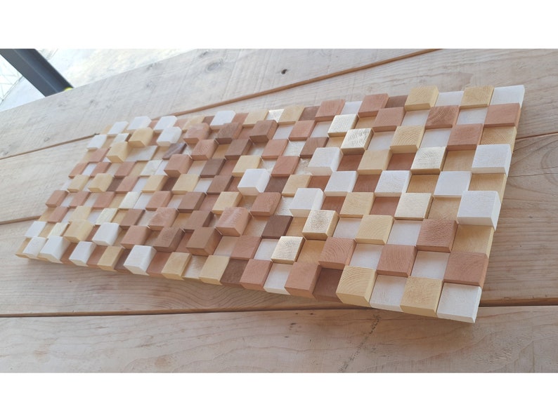 Sand and Gold Wooden Wall Art Wall Decor Wood Wall Etsy