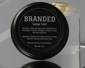 Organic Gauge Care Balm - Hydrating & Healing Piercing Ointmen, Gentle Daily Gauge Care - Skin Soothing Solution