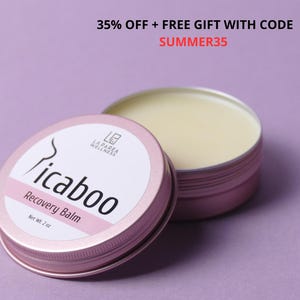 Picaboo Healing Breast Balm, Sensitive Skin Recovery Balm, Under Breast Rash Treatment Cream for Irritation, Relief from Rash & Irritation