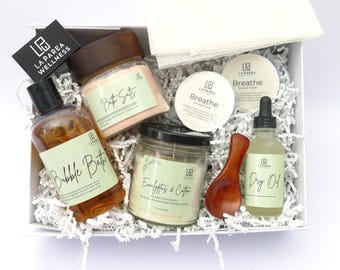 Mindfulness Ritual Gift Box, Detox Spa Set for Stress Relief, Holistic Self Care Kit