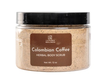 Organic Colombian Coffee Exfoliant, Gentle Skin Exfoliation & Moisturizing, Ideal Coffee Lover Gift