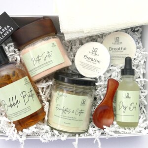 Stress Relief Detox Box: Handmade Self-Care Package with Eucalyptus