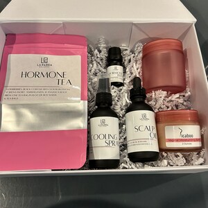 Perimenopause Relief Wellness Box, Hormone Support + Natural Self-Care Gift, Hot Flash & Mood Balance Kit immagine 8