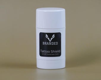 Tattoo Sunscreen Stick SPF 40, High-Protection Ink Shield, Color-Fade Defense & UV Care