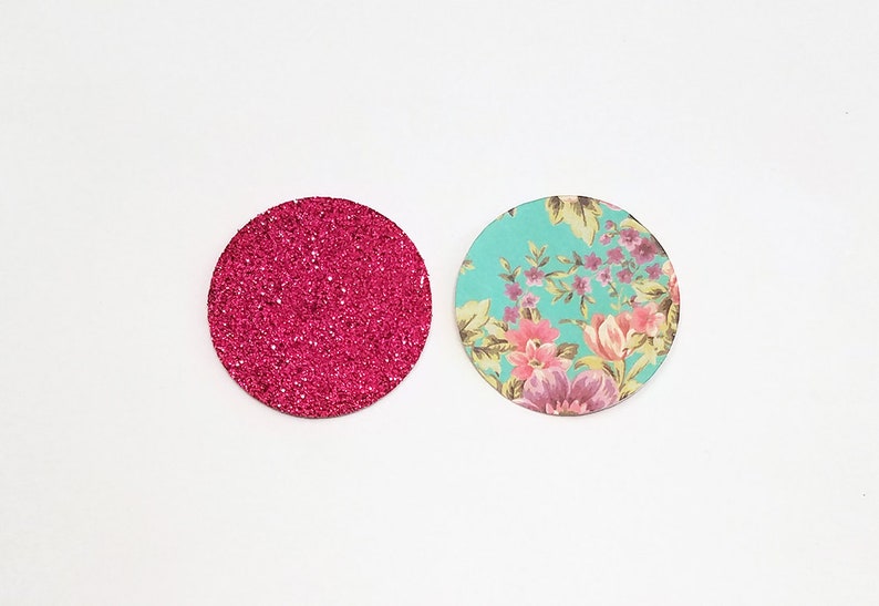 30 Paper Circles / Paper Cut Outs / Circle Die Cuts / Assorted Etsy