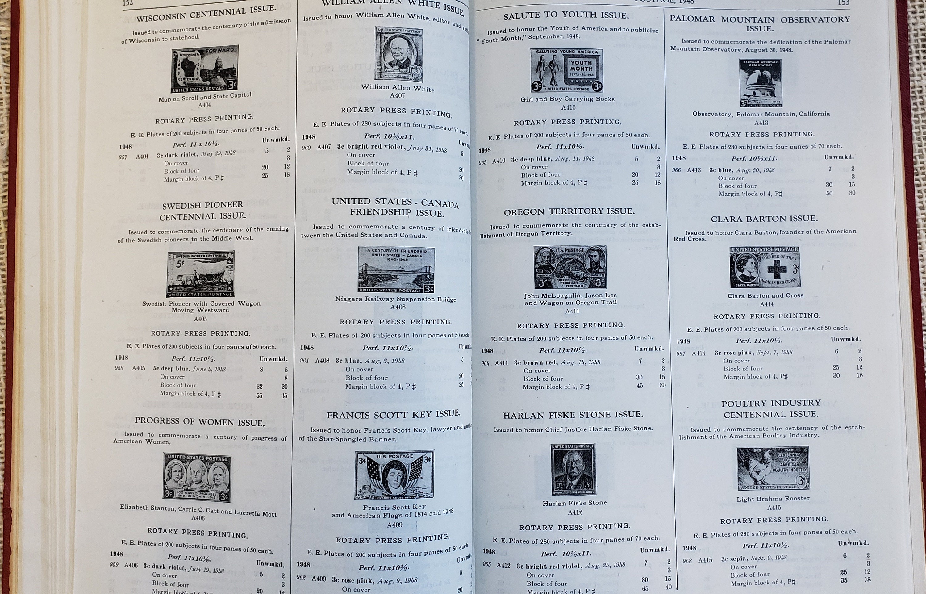Stamp Collectors Catalogscott's US Specialized 1953 Edition/reference