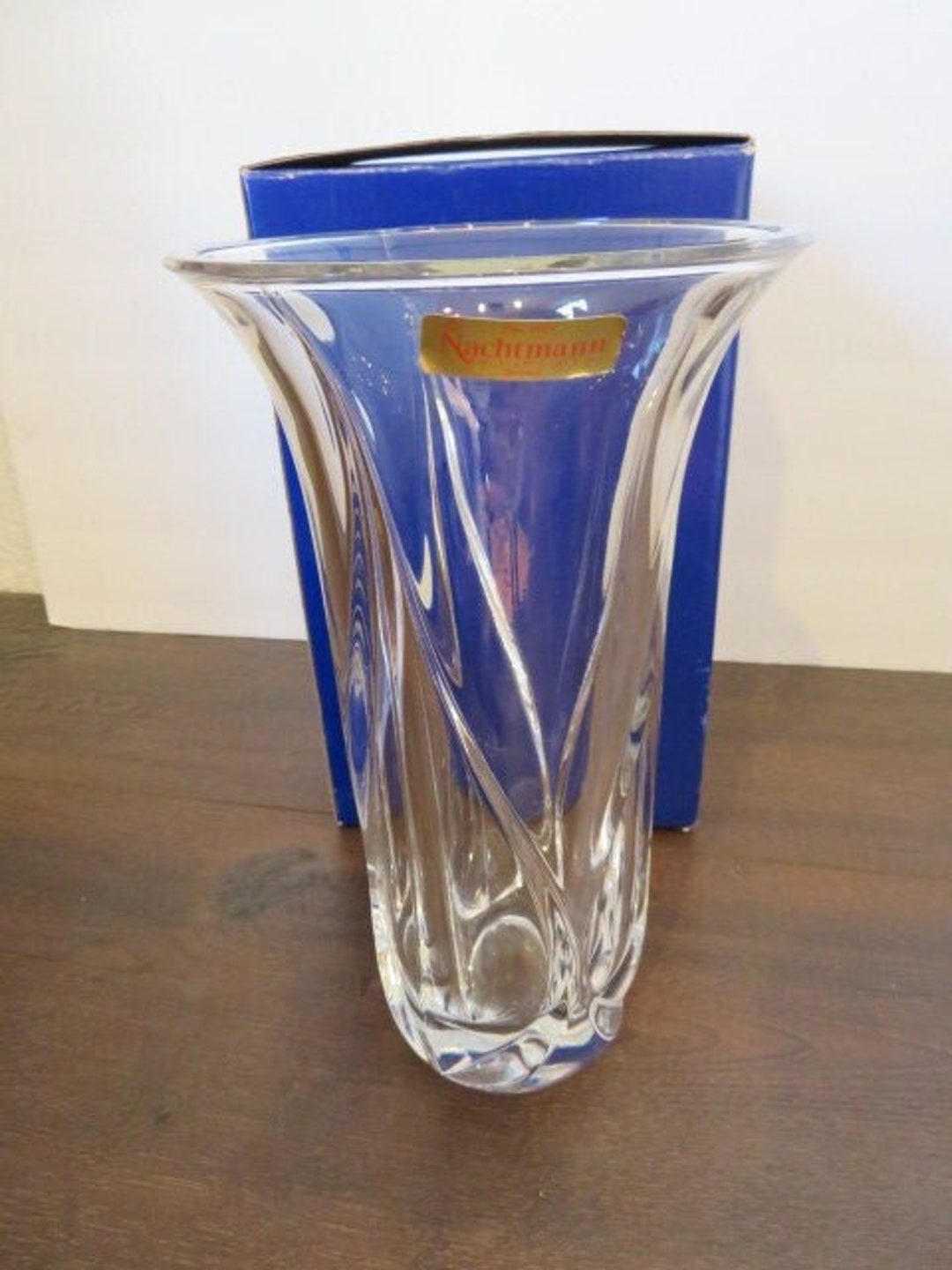 Nachtmann Krokus Crystal Vase From Germany/nachtmann Etsy