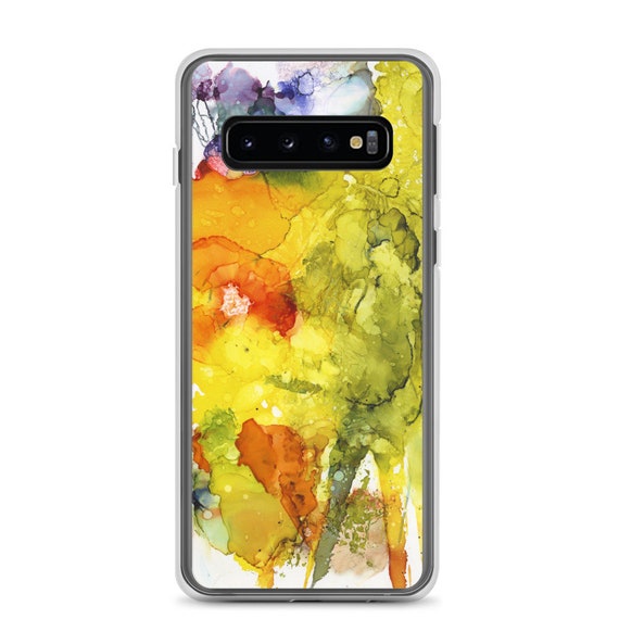 Funky banana leaf pattern. Samsung S10 Case