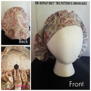 Adjustable Bouffant Scrub Hat