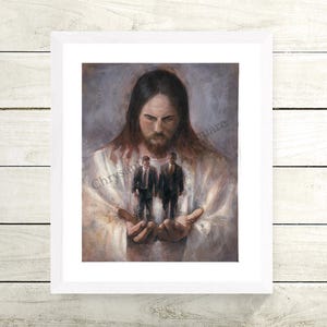 LDS Missionary &quot;In the Hands of the Lord&quot; prints, LDS Missionary gift
