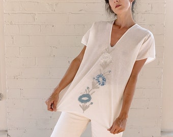 Huipil Yalalag | Artisanal Mexican Huipil | All Cotton | Mexican Blouse | Embroidered Blouse | Mexican Top | All Cotton