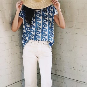Huipil Jalapa | Handcrafted Organic Huipil: A Work of Art from Oaxaca | All Cotton | Mexican Blouse
