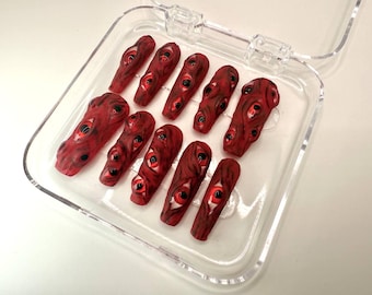 Uñas postizas de Jujutsu Kaisen Prison Realm