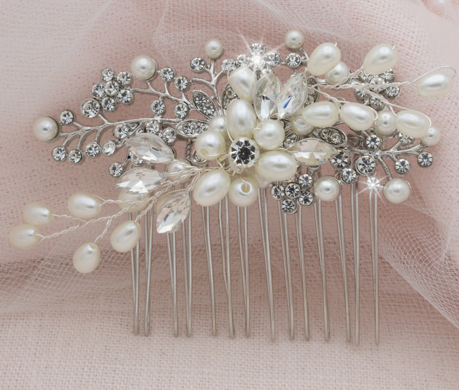 Bridal Hair Combs - Etsy Bridal Hair Combs - Etsy