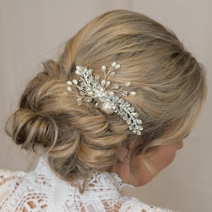 Hair Accessories Art Deco Hair Comb Wedding Hairpiece Bridal Flower Hair Comb Bridal Hair Piece Crystal Hair Comb Boho Wedding Headpiece