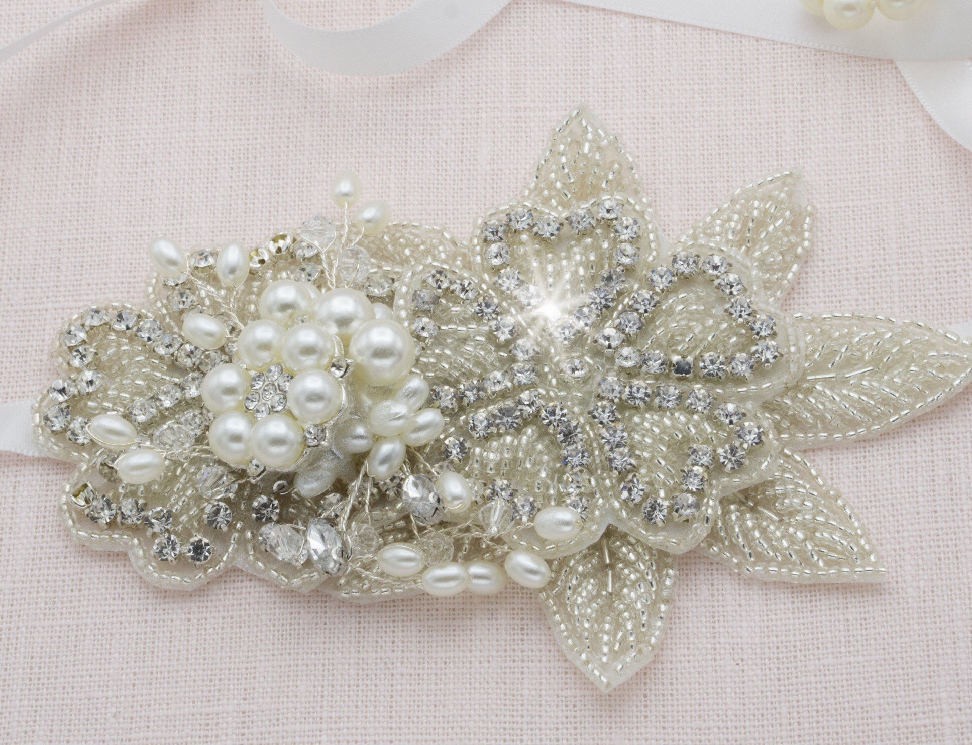 Vintage Bridal Hair Accessories Crystal Headband 1920's | Etsy