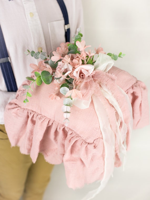 Wedding Ring Pillow and Flower Girl Basket Flower Girl Basket Etsy