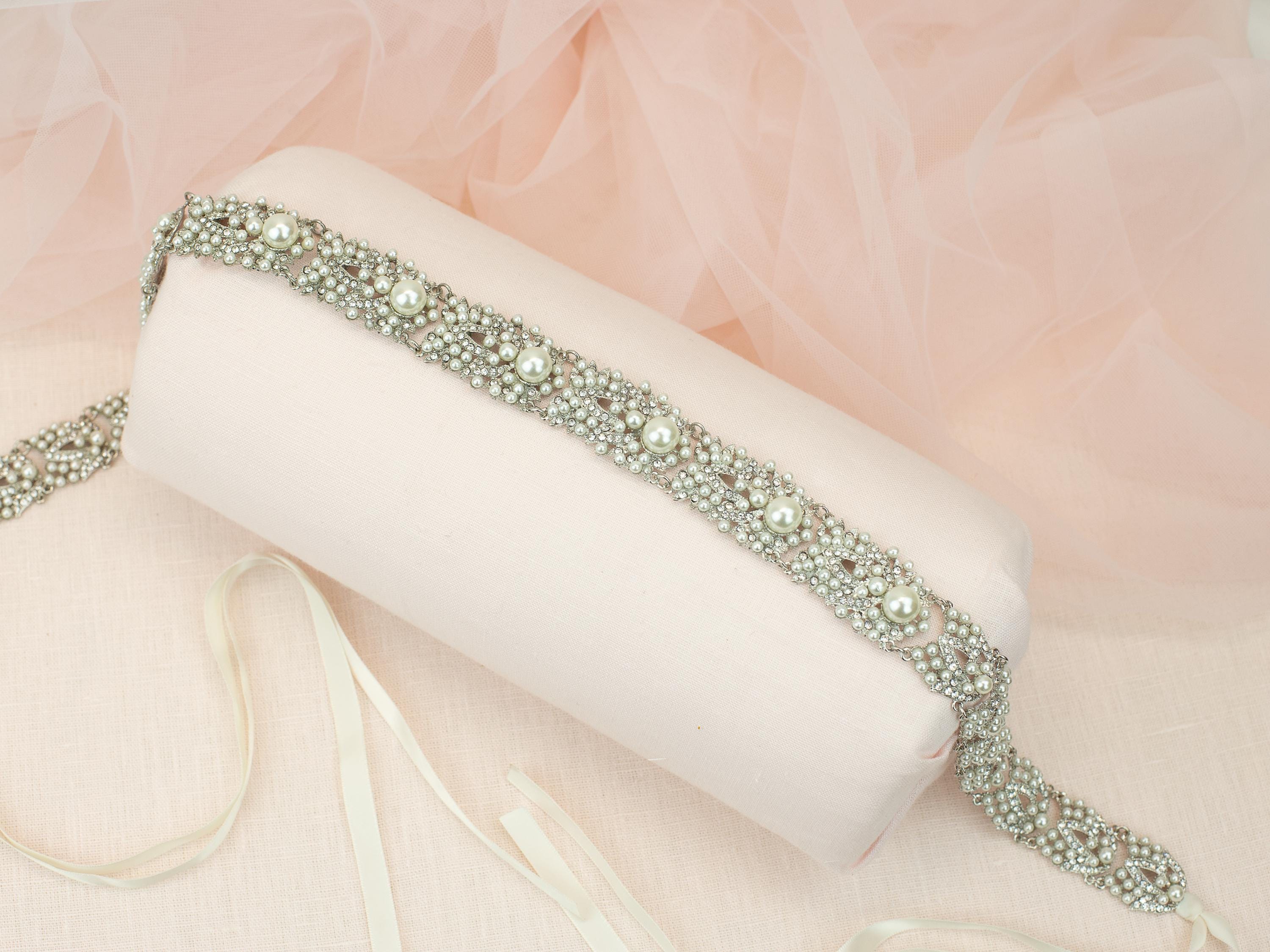 小物 MURRAL Snow cover pearl belt All Pearl Belt - Etsy