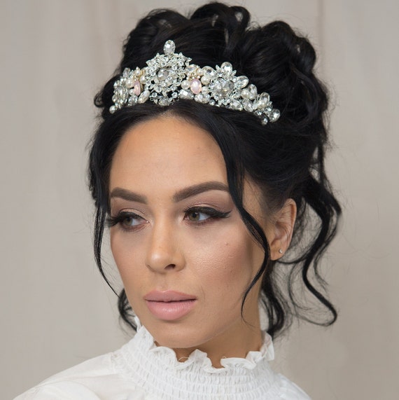 Swarovski Crystal Silver Alloy Bridal Hair Accessory Wedding Etsy