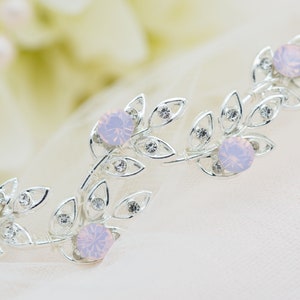 Bridal Halo, Bridal Hair Comb, Hair Chain Bridal Headpiece, Wedding Hair Comb, Crystal Hair Comb, Wedding Halo Headpiece, Hair Accessories