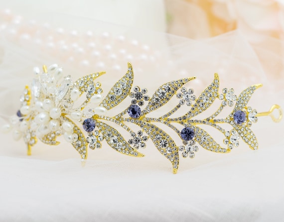 Beauty And The Beast Wedding Disney Wedding Gold Tiara Etsy