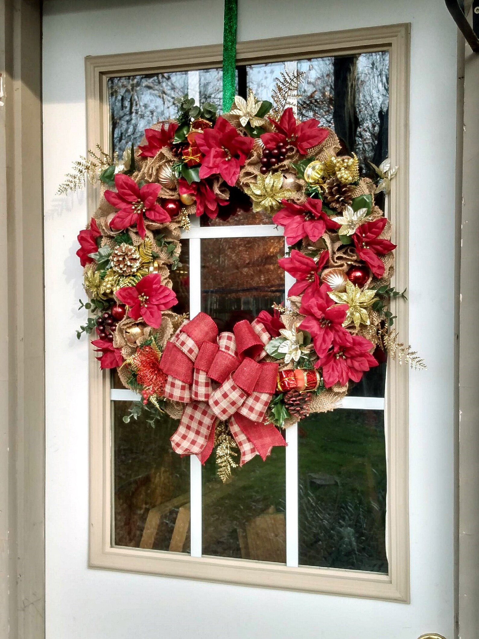 Christmas Wreath for Front Doors, Christmas Wreath With Lights
