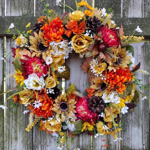 Double Front Door Wreaths Etsy