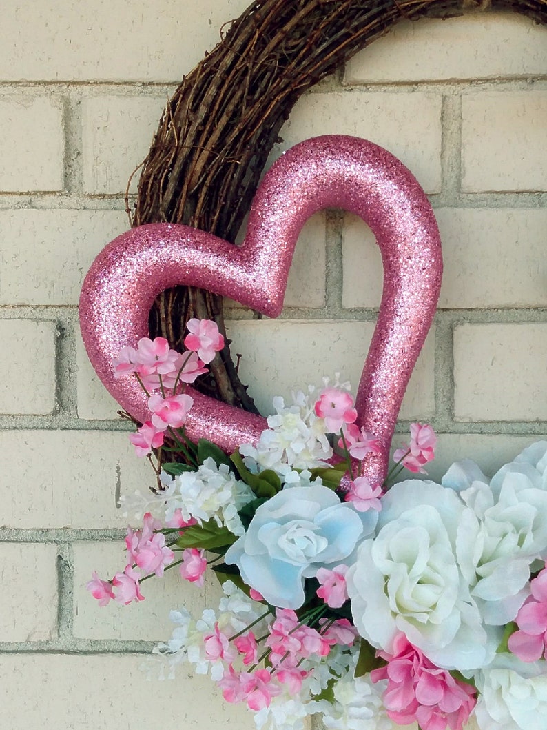 Pink and White Baby Shower Decor Pink and White Wedding Etsy