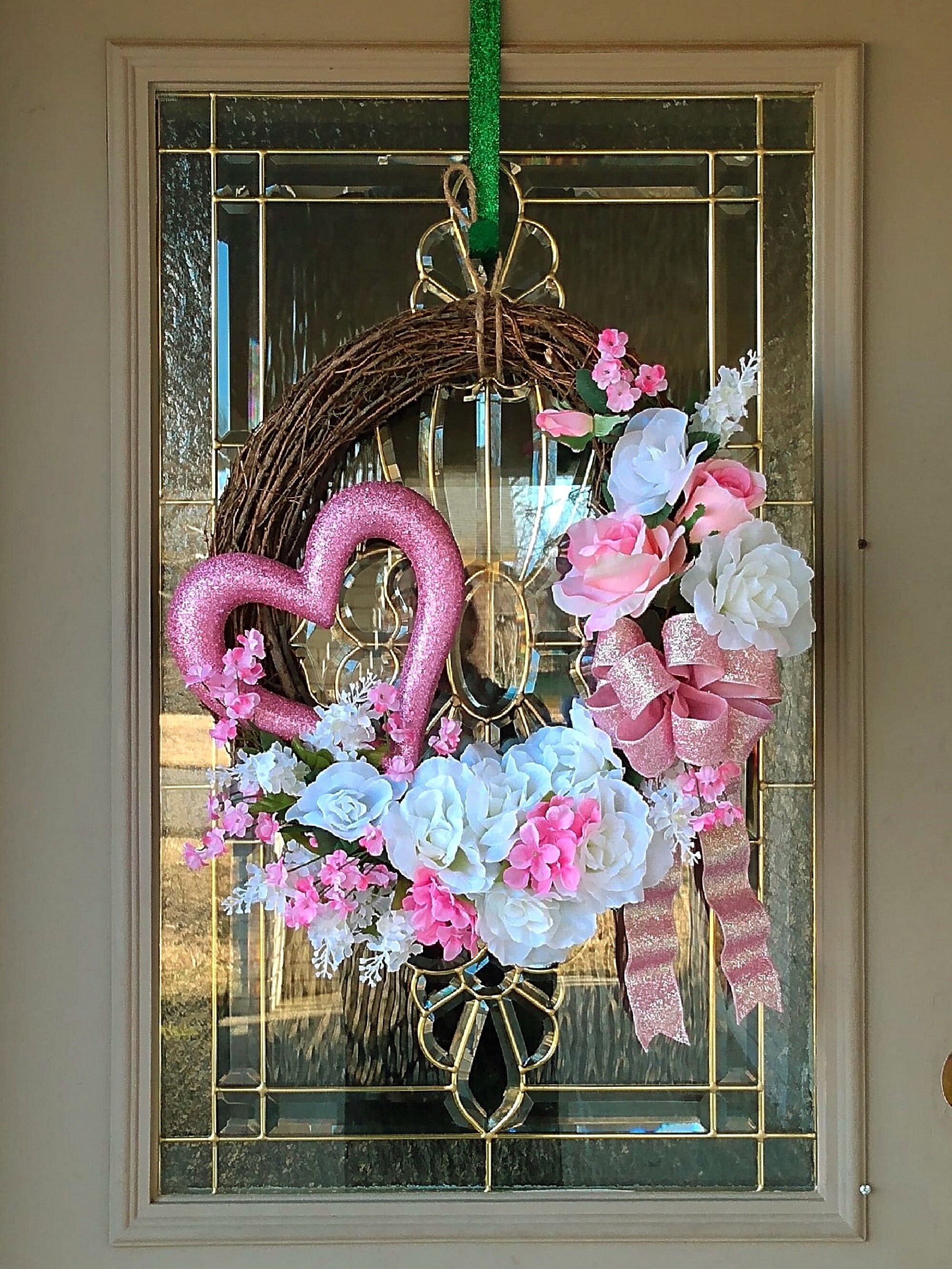 Pink and White Baby Shower Decor Pink and White Wedding Etsy