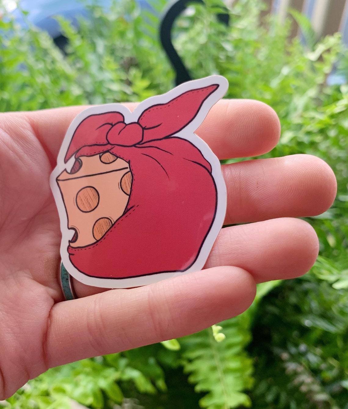 Cheese Vinyl Sticker Etsy