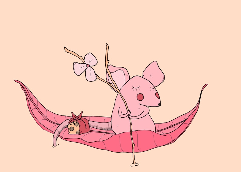 Mouse Traveler Print