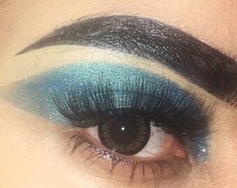 Vegan Blue Eyeshadow l Organic Eeyshadow l Blue Eyeshadow l Deep Marine Blue    5g
