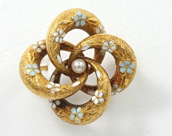 Victorian 14k Petite Love Knot Pin