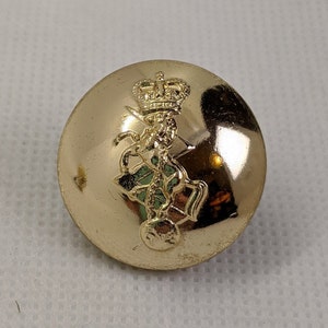 Vintage 1940s-1950s WWII British Military Uniform Brass Buttons— Royal Electrical & Mechanical Engineers