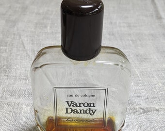 Vintage 1970s Varon Dandy Cologne Bottle
