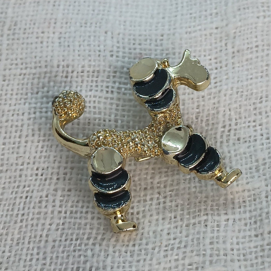 50s Poodle Brooch - Etsy
